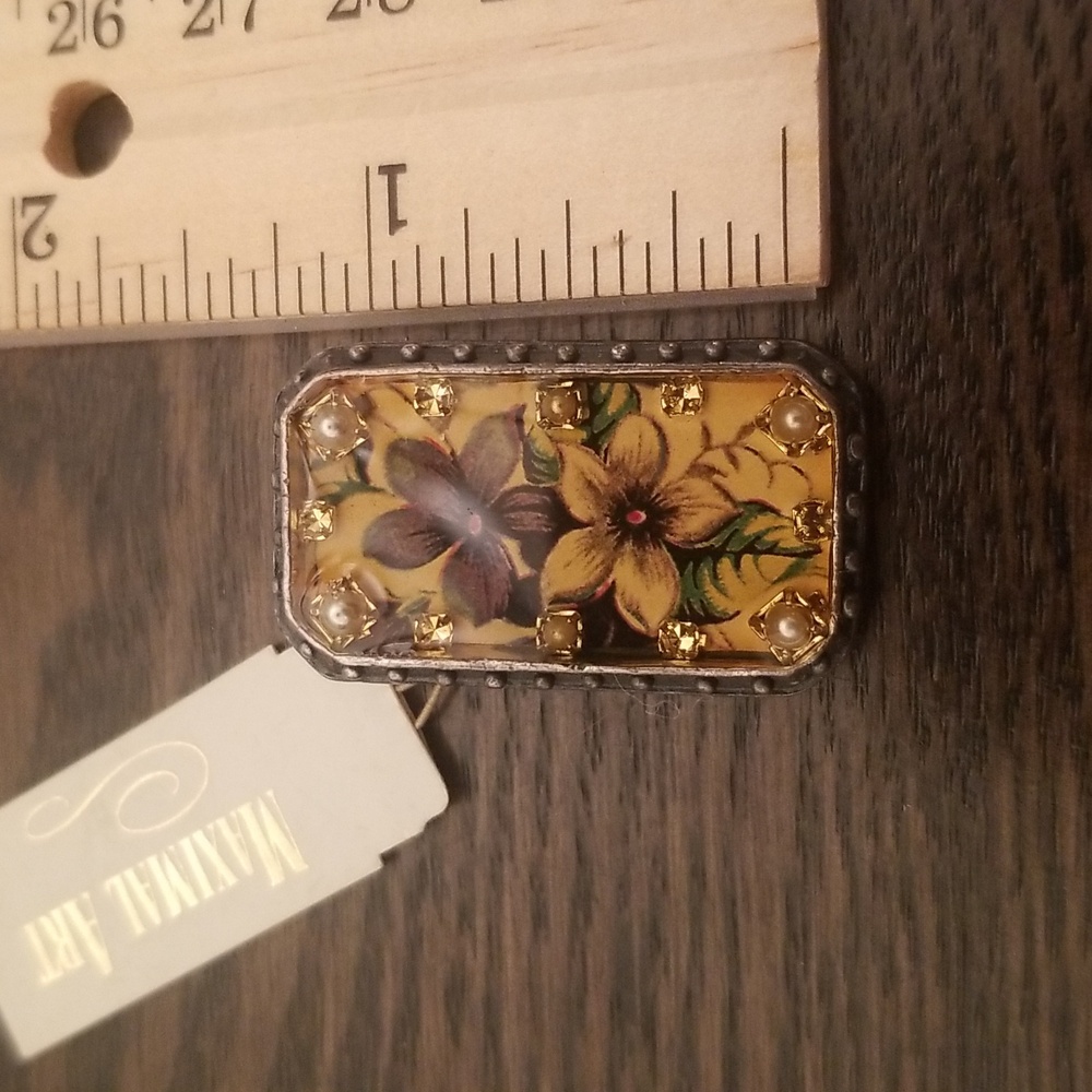 John Wind Forget me not brooch Maximal Art